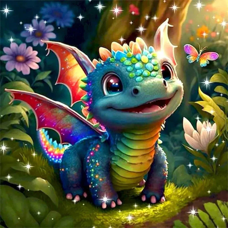 Dragon Animal DIY Kit - Painting by Numbers