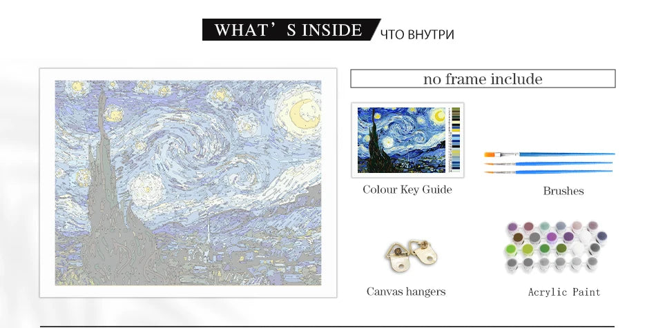 Scenery Paint by Numbers – 40x50cm Canvas Art (Customizable by Paint)