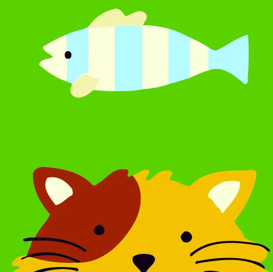 Cute Cartoon Animals - Paint By Numbers For Kids