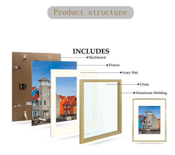 Premium Aluminium Picture Frame for Paint by Numbers - 4 Colors