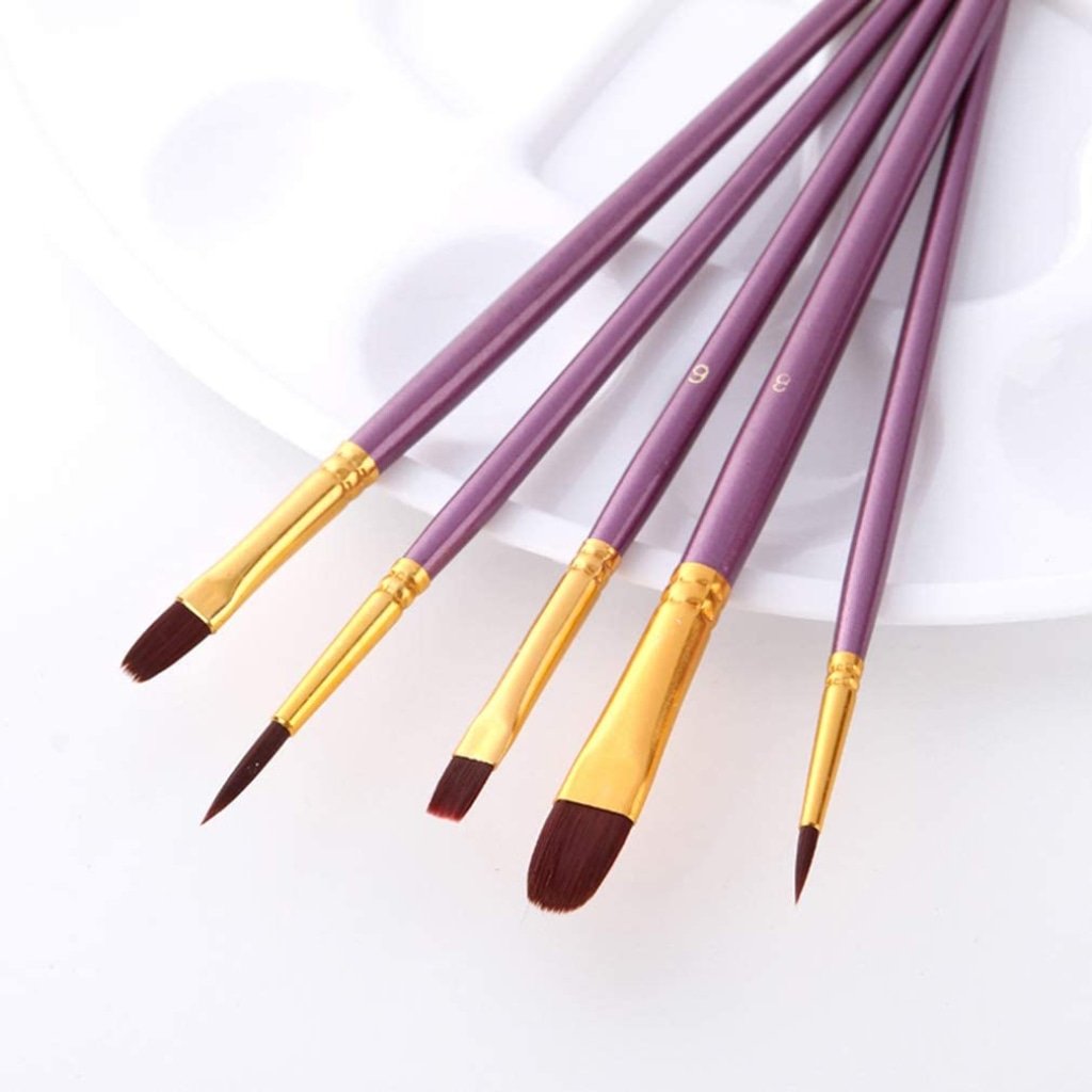 Paint Brush Set 10 Pieces | Paint by Numbers