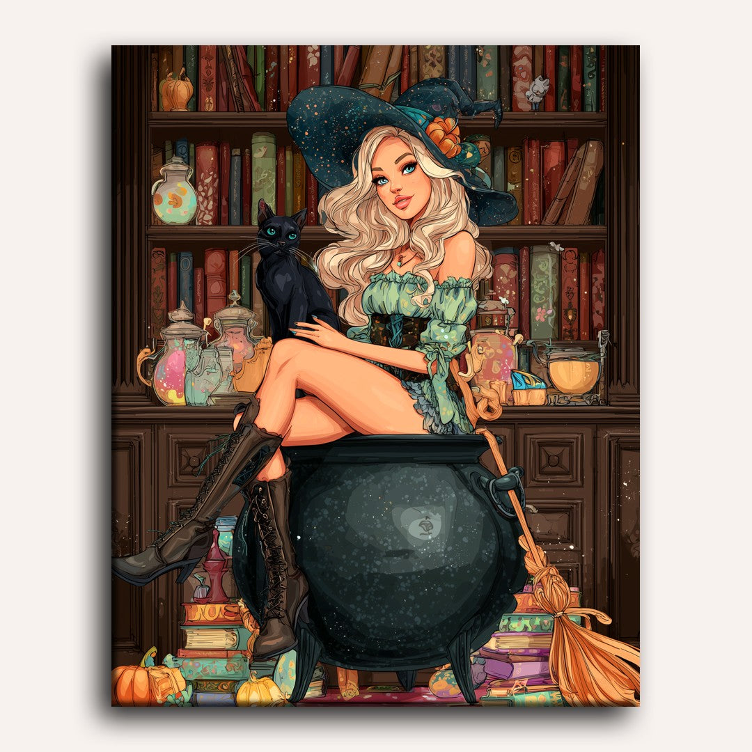 Potion witch | Paint by Number