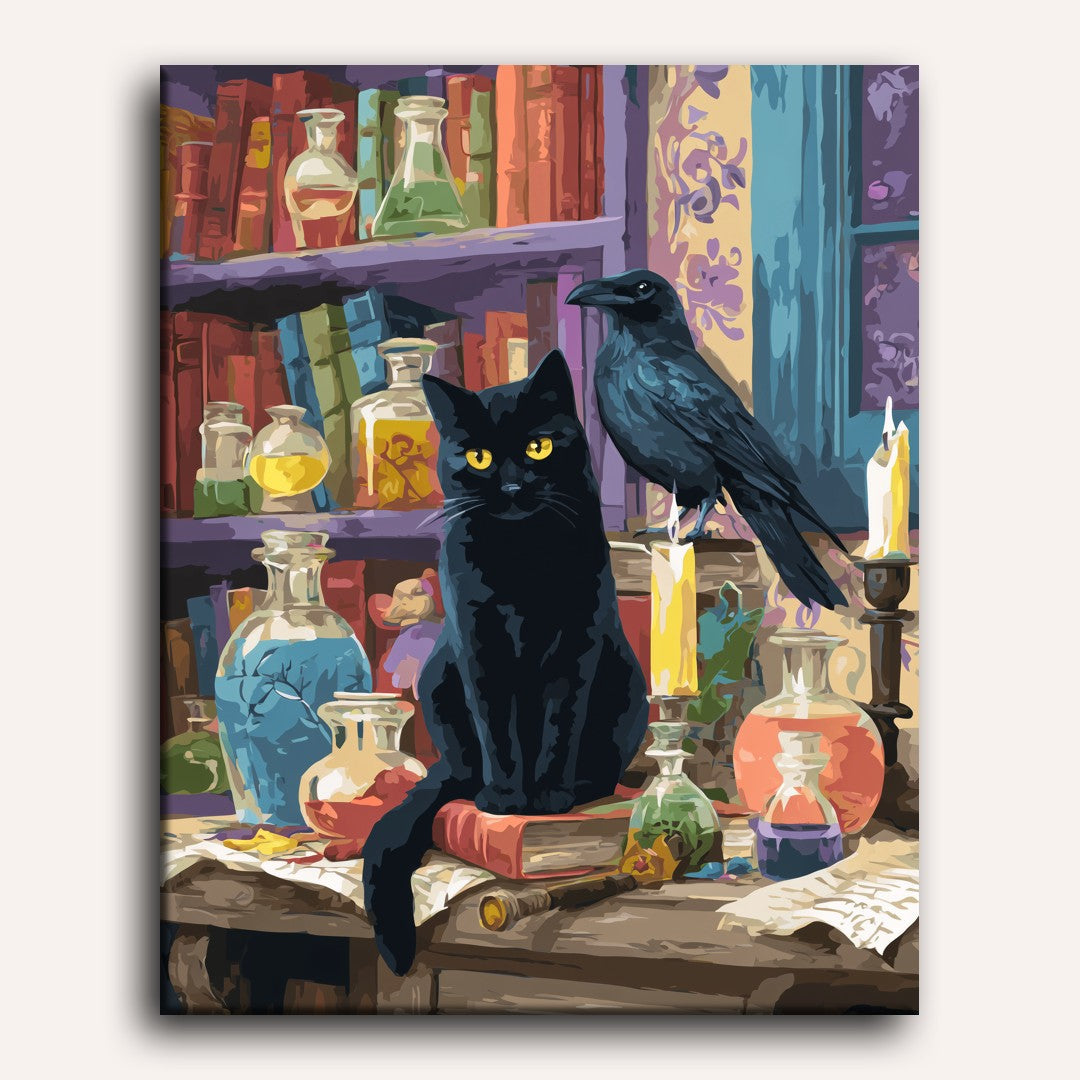 Black companions | Paint by Number