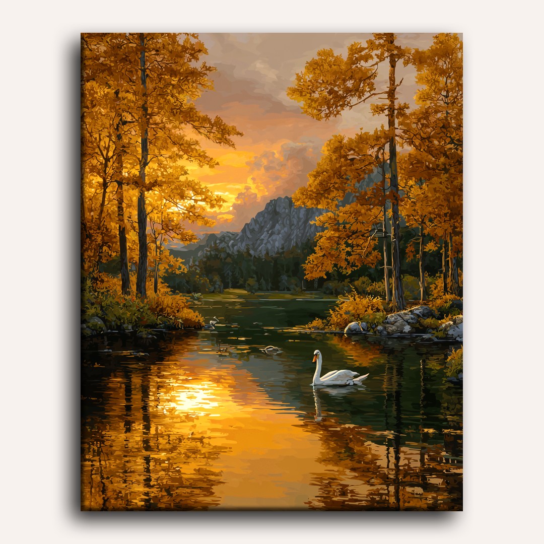 Golden hour | Paint by Number