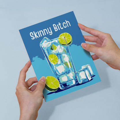 6 Mini Paintings - Happy Hour Cocktail Set