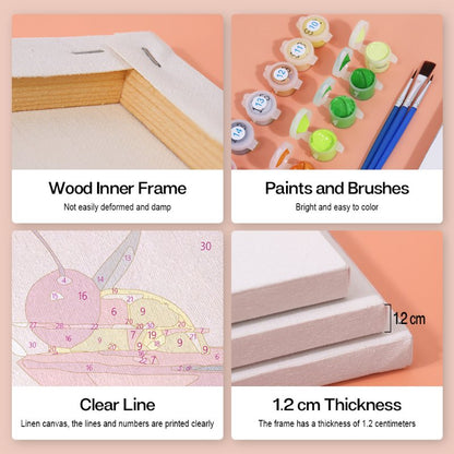 6 Mini Paintings - Fancy Cocktail Set