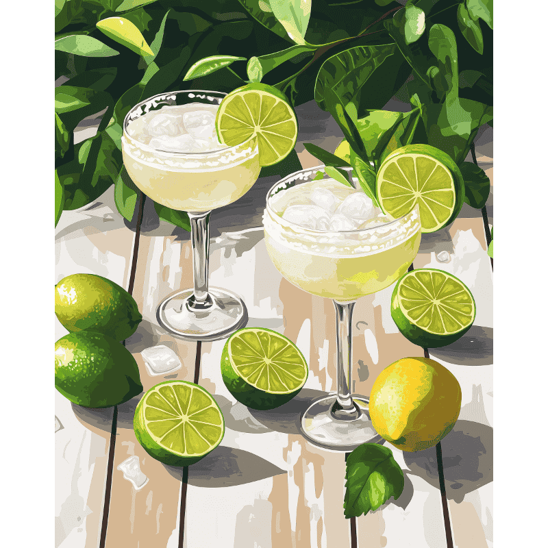 Margarita cocktails | Paint by Numbers