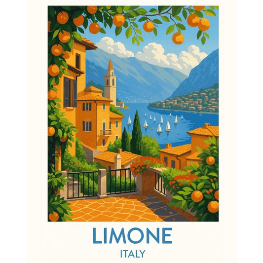 Limone Italy | Paint by Number