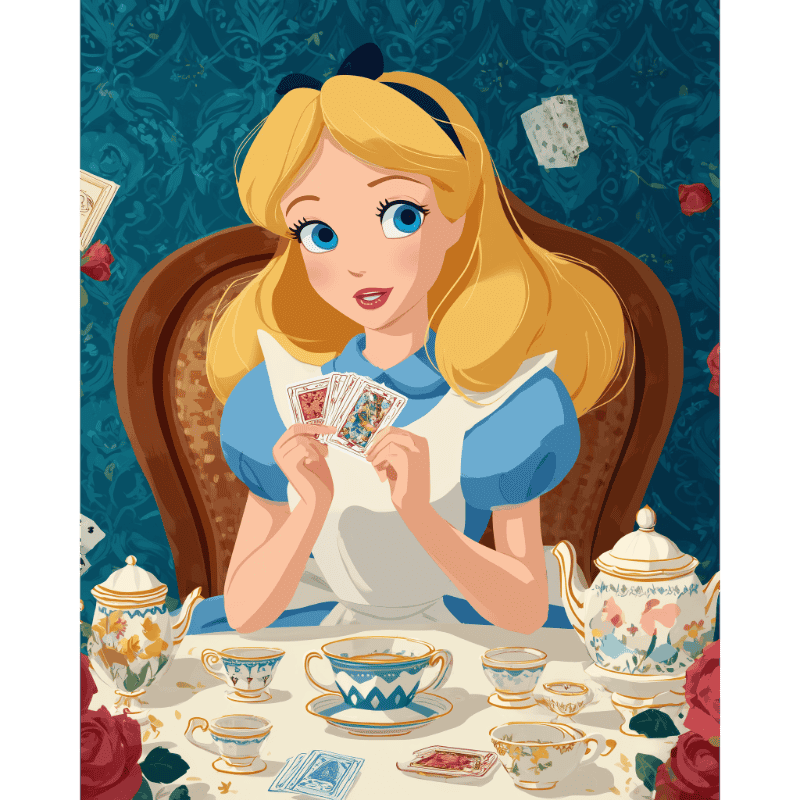 Alice`s Tea Party | Paint by Number