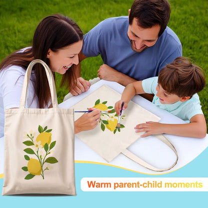 Paint by Numbers Totebag – Lemon Plant