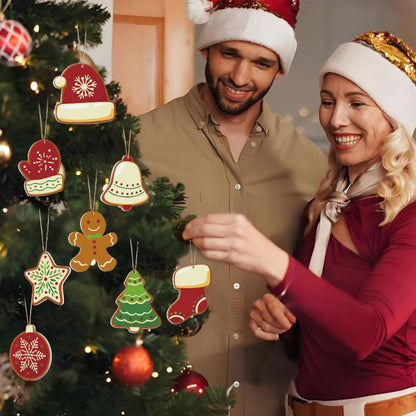8 Christmas hangers - Winter set