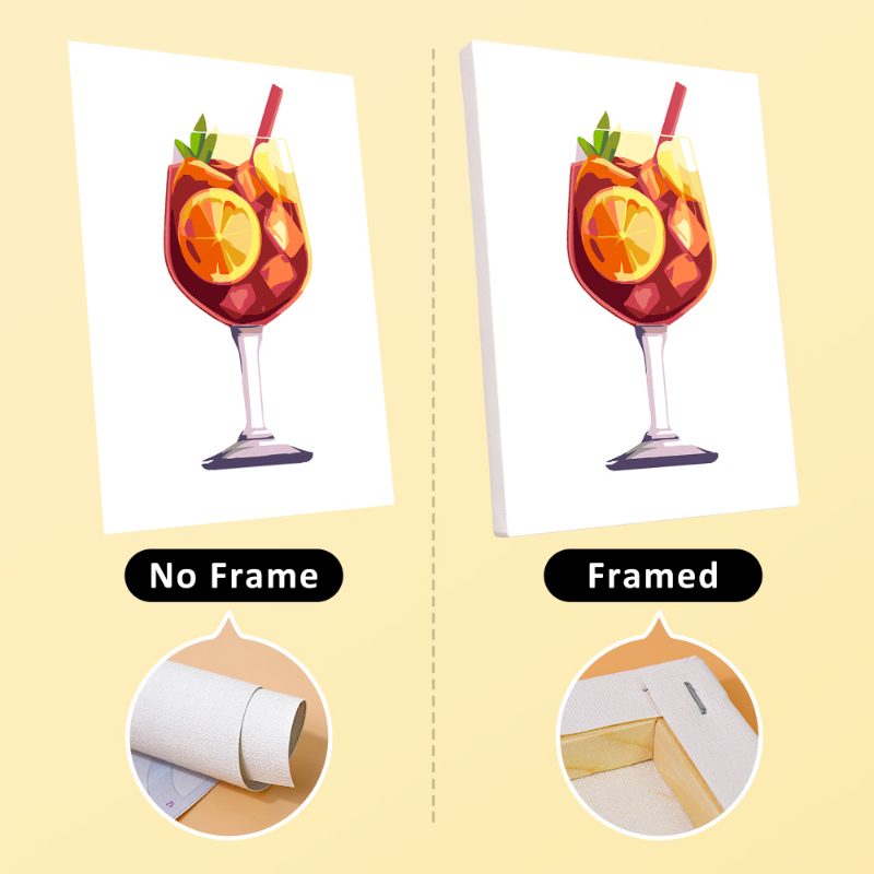 6 Mini Paintings - Summer Cocktail Set