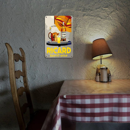 Metal Paint by Number Poster – Ricard Aperitif