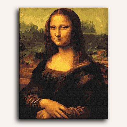 Mona Lisa - Leonardo Davinci | Paint by Numbers