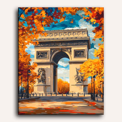 The Arc de Triomphe | Paint by Numbers