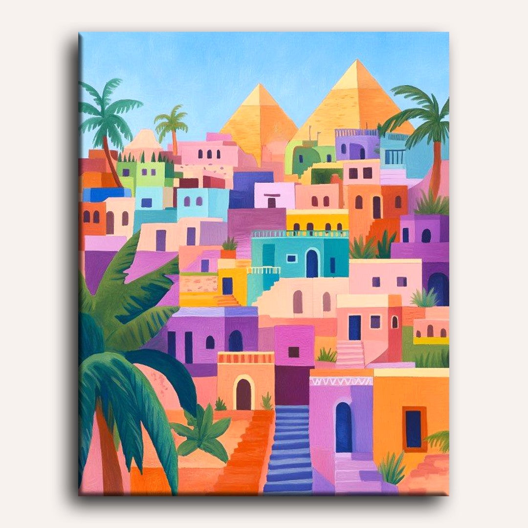 Colorful Egypt | Paint by Numbers