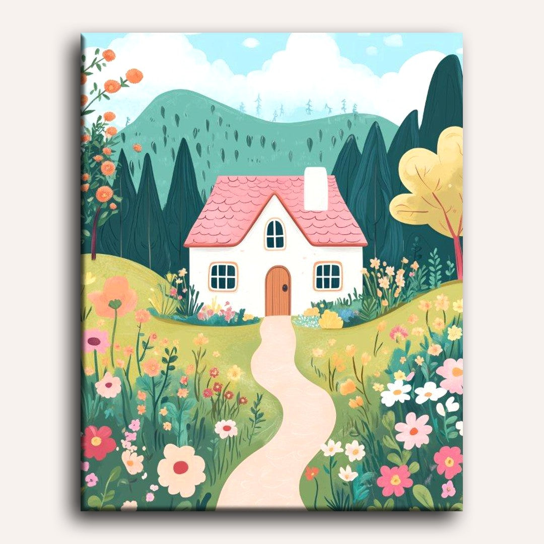 Colorful house | Paint by Numbers