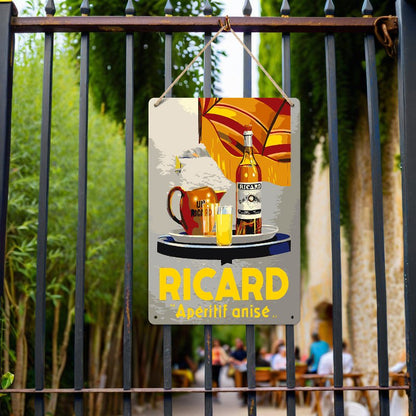 Metal Paint by Number Poster – Ricard Aperitif