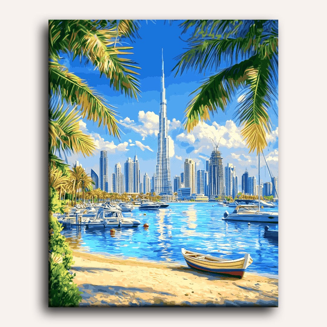 Burj Khalifa Dubai | Paint by Numbers