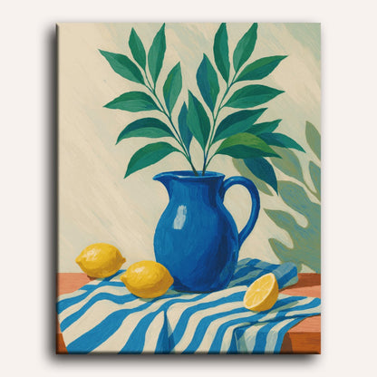 Lemons & Leafs | Paint by Number