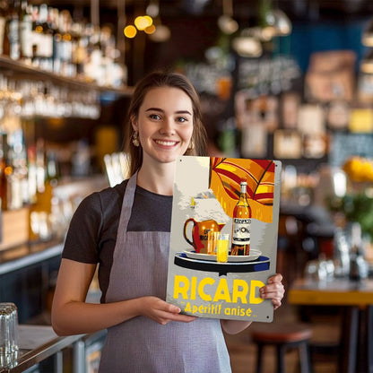 Metal Paint by Number Poster – Ricard Aperitif