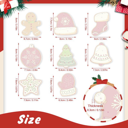 8 Christmas hangers - Winter set