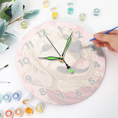 Painting by Numbers Clock – Sweet Dog