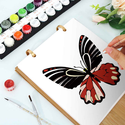 2026 Paint by Numbers desk Calendar | Butterfly Edition