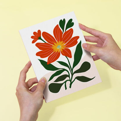 6 Mini Paintings - Gorgeous Flower Set