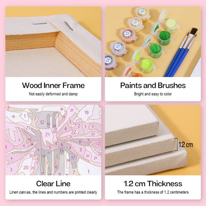 6 Mini Paintings - Pink glamour set