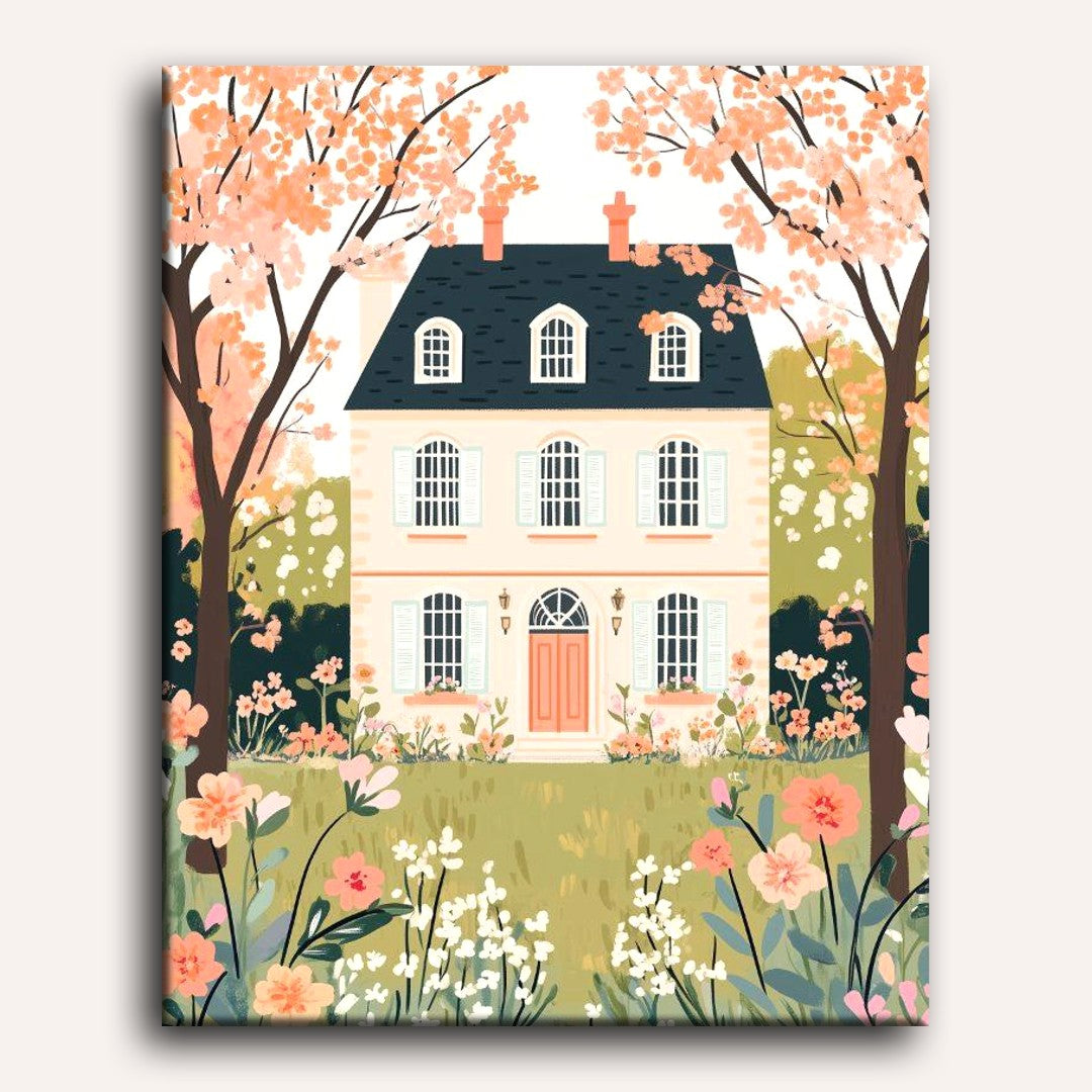 Flower House | Paint by Numbers