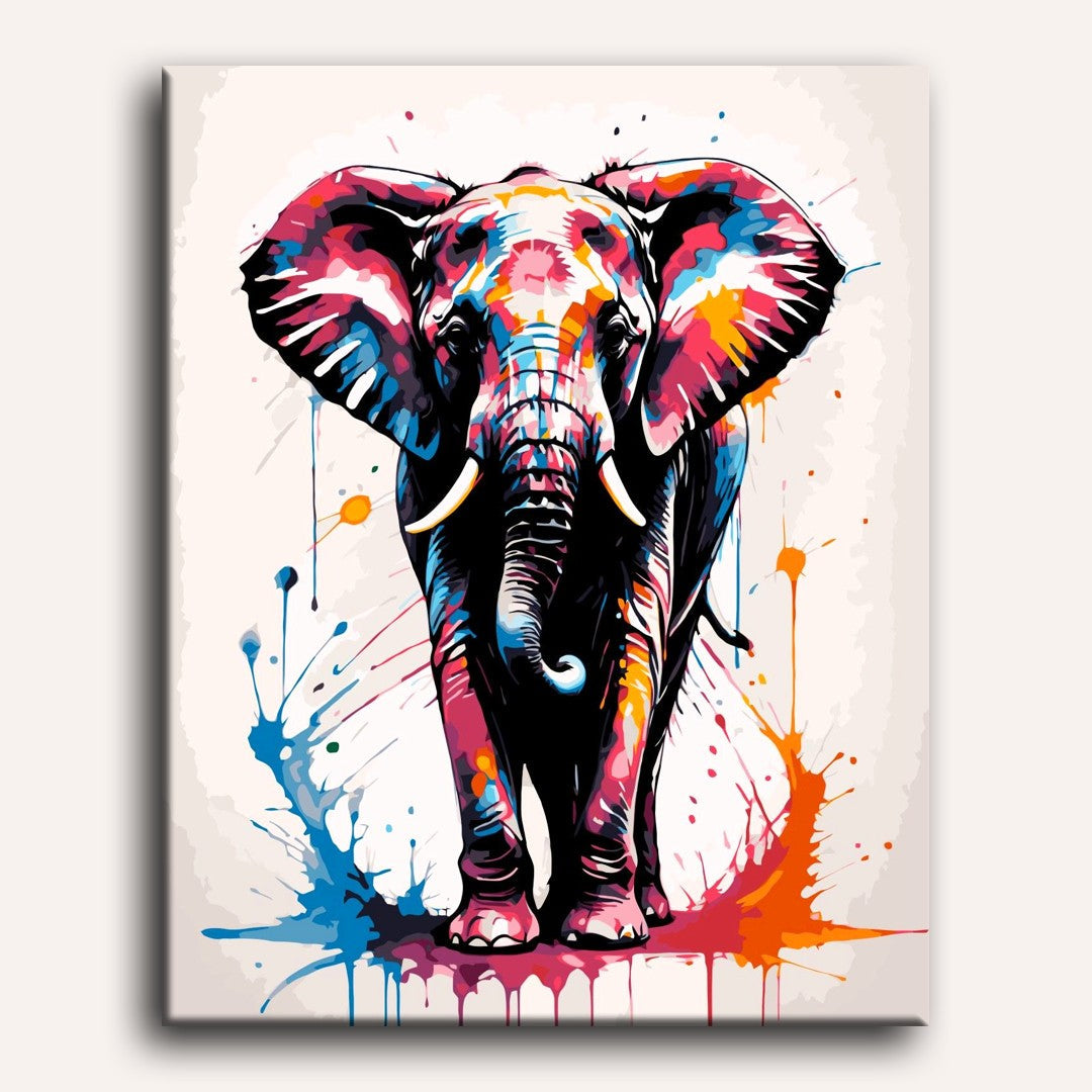 Elephant – Color Spot | Paint by Numbers
