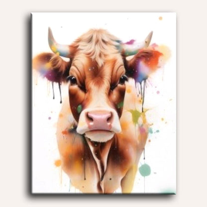 Brown Cow | Paint by Numbers