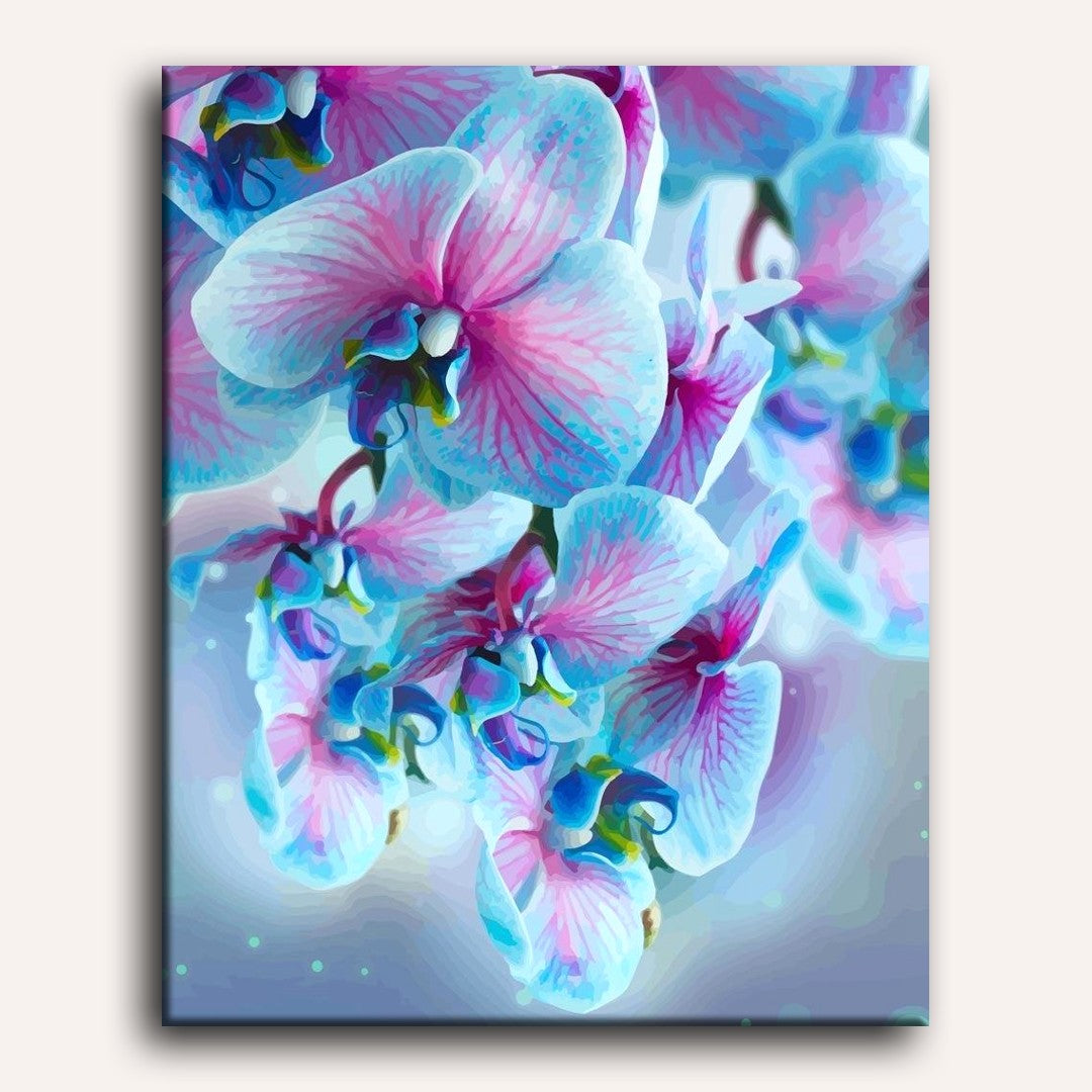 Blue Orchids | Paint by Numbers