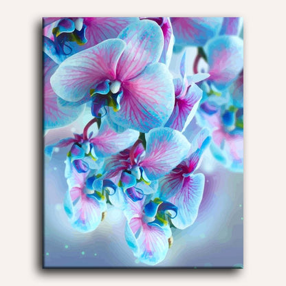 Blue Orchids | Paint by Numbers