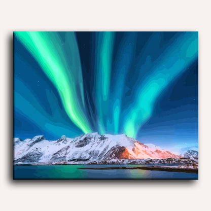 Northern Lights in Norway | Paint by Numbers