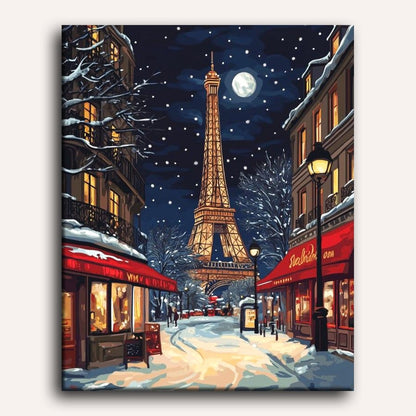 Christmas in Paris | Paint by Numbers