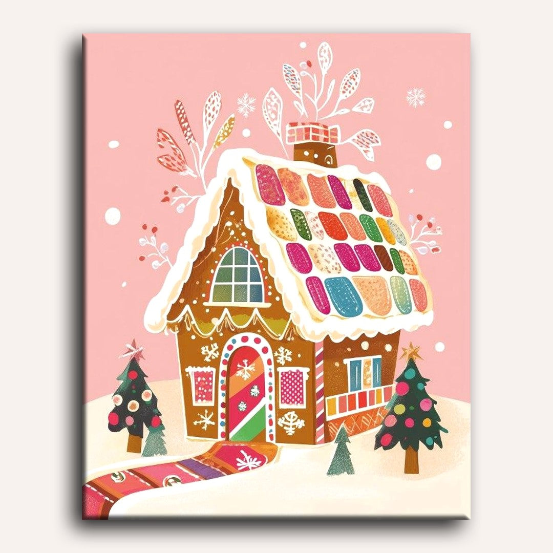 Gingerbread house | Paint by Numbers