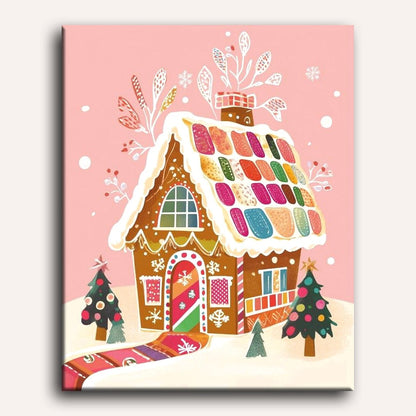 Gingerbread house | Paint by Numbers