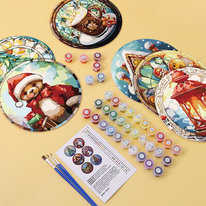 Paint by Numbers - Christmas Placemats 2 | 6 Pieces