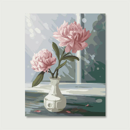 Flower in a Glass of Water | Paint by Numbers