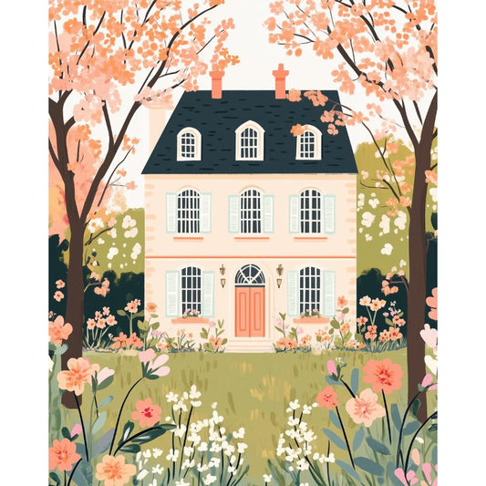 Flower House | Paint by Numbers