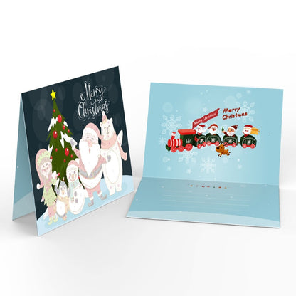 Paint by Numbers Christmas Cards - 6 Pieces