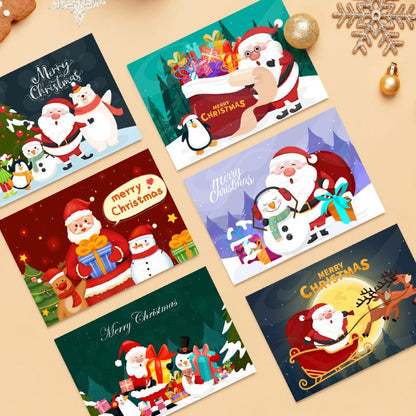 Paint by Numbers Christmas Cards - 6 Pieces