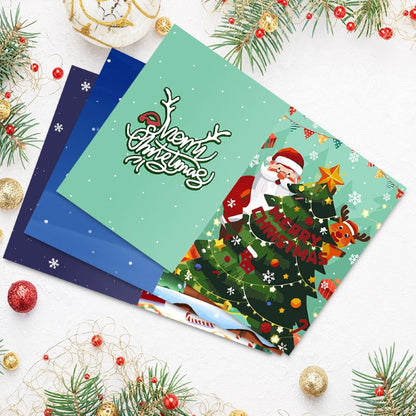 Paint by Number Christmas Cards | 6 Pieces