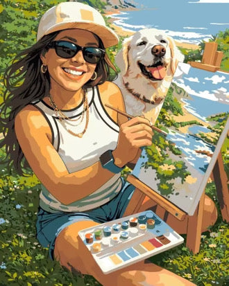 Custom Photo Paint by Numbers Kit on Canvas