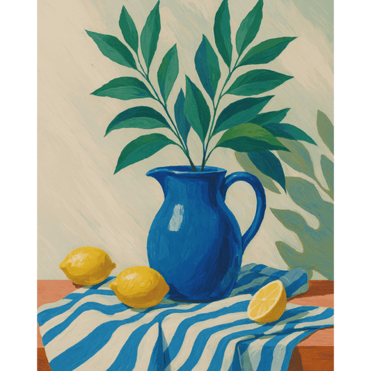 Lemons & Leafs | Paint by Number
