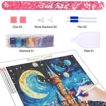 Custom Photo Diamond Painting – 5D DIY Crystal Art Kit