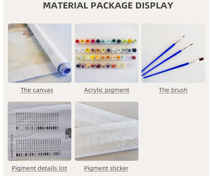 Landscape Fantasy Nature – DIY Paint by Numbers Canvas Kit (Customizable by Paint)