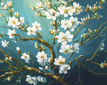 Daisy Flower Field Landscape - Paint by Numbers